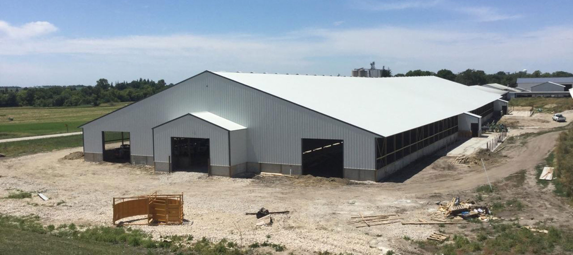 Dairy Farm Free Stall Pole Building